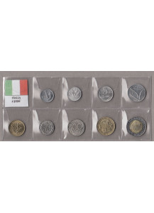 1996 - Serietta di 9 monete tutte dell'anno 1996 in condizioni fdc